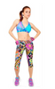 Stretch Cropped Leggings Yoga High Waist Fitness Sport pants