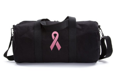 Vintage Sport Army Heavyweight Bag Breast Cancer Awareness