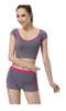 Sports Bra Shorts Women's Seamless Stretch Fitness Yoga Workout