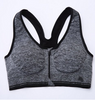 Push Up Sexy Front Zipped Yoga Jogging Sports Bra