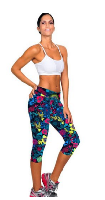 Stretch Cropped Leggings Yoga High Waist Fitness Sport pants