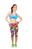 Stretch Cropped Leggings Yoga High Waist Fitness Sport pants